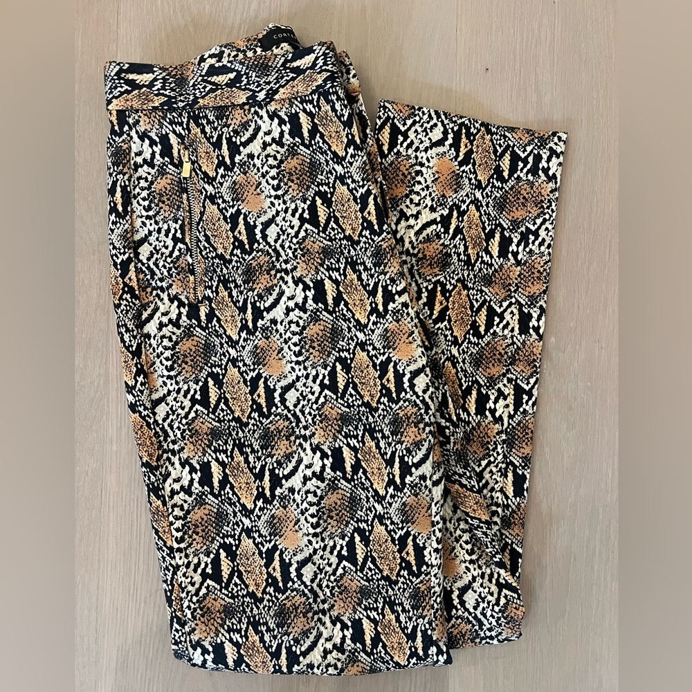 Cortefiel Snake Print Pants